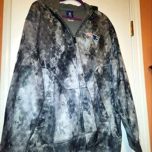 Reebok OnField New England Patriots Zip-Up Hoodie